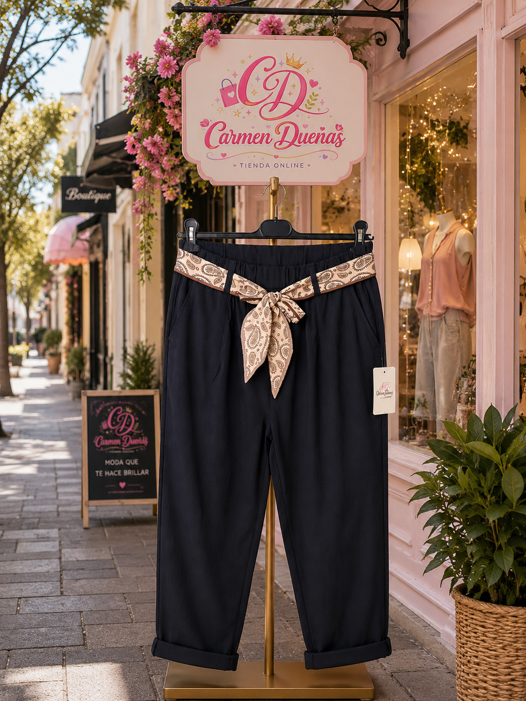 ✨👖 Pantalón azul marino súper cómodo y elegante 👖✨