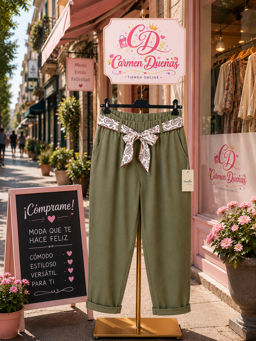 💚👖 Pantalón verde kaki cómodo y con mucho estilo 👖💚