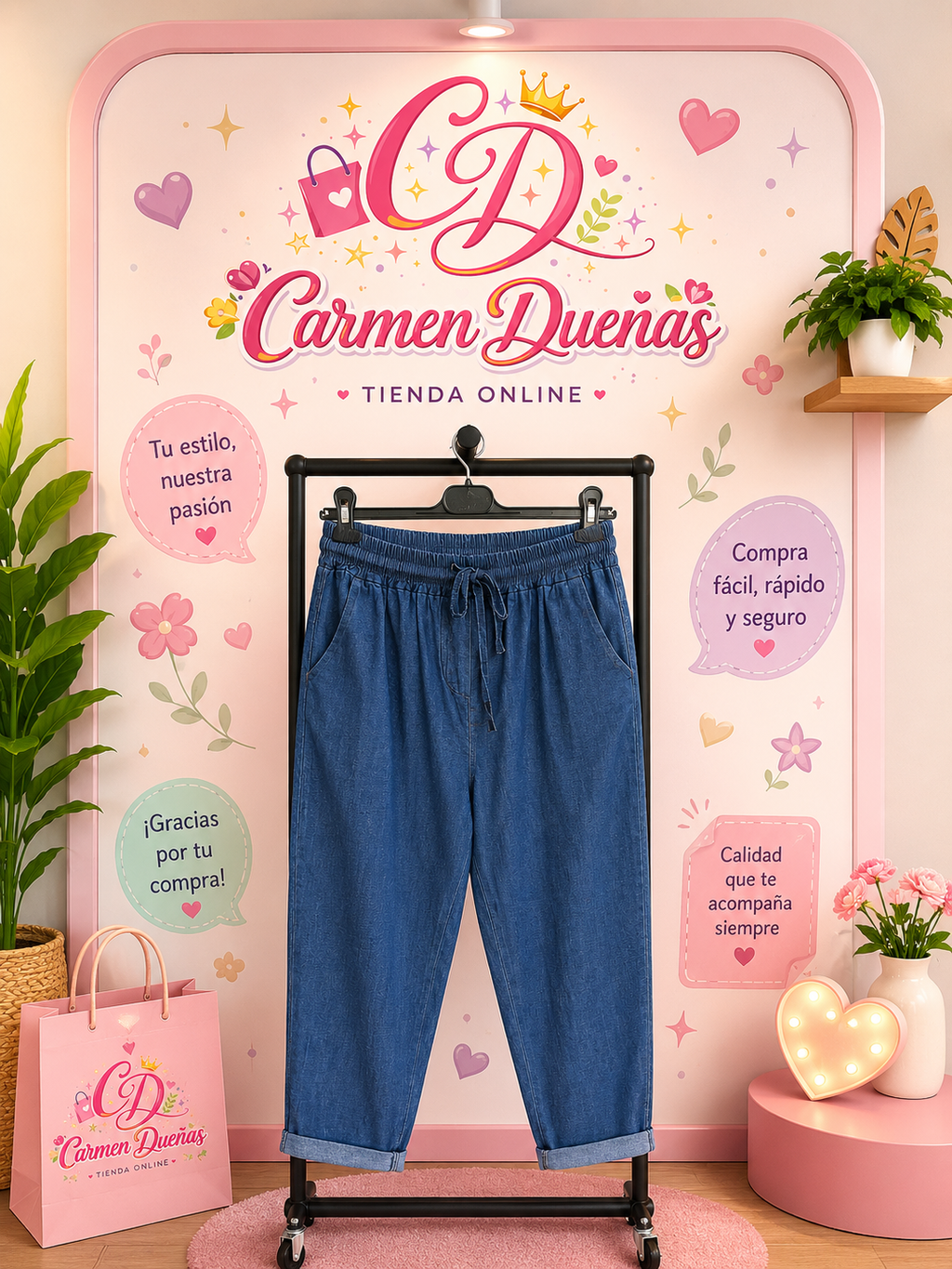 💙✨ Pantalón Denim Comfort ✨💙