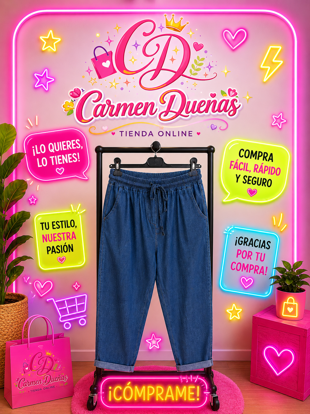 💙✨ Pantalón Denim Comfort ✨💙