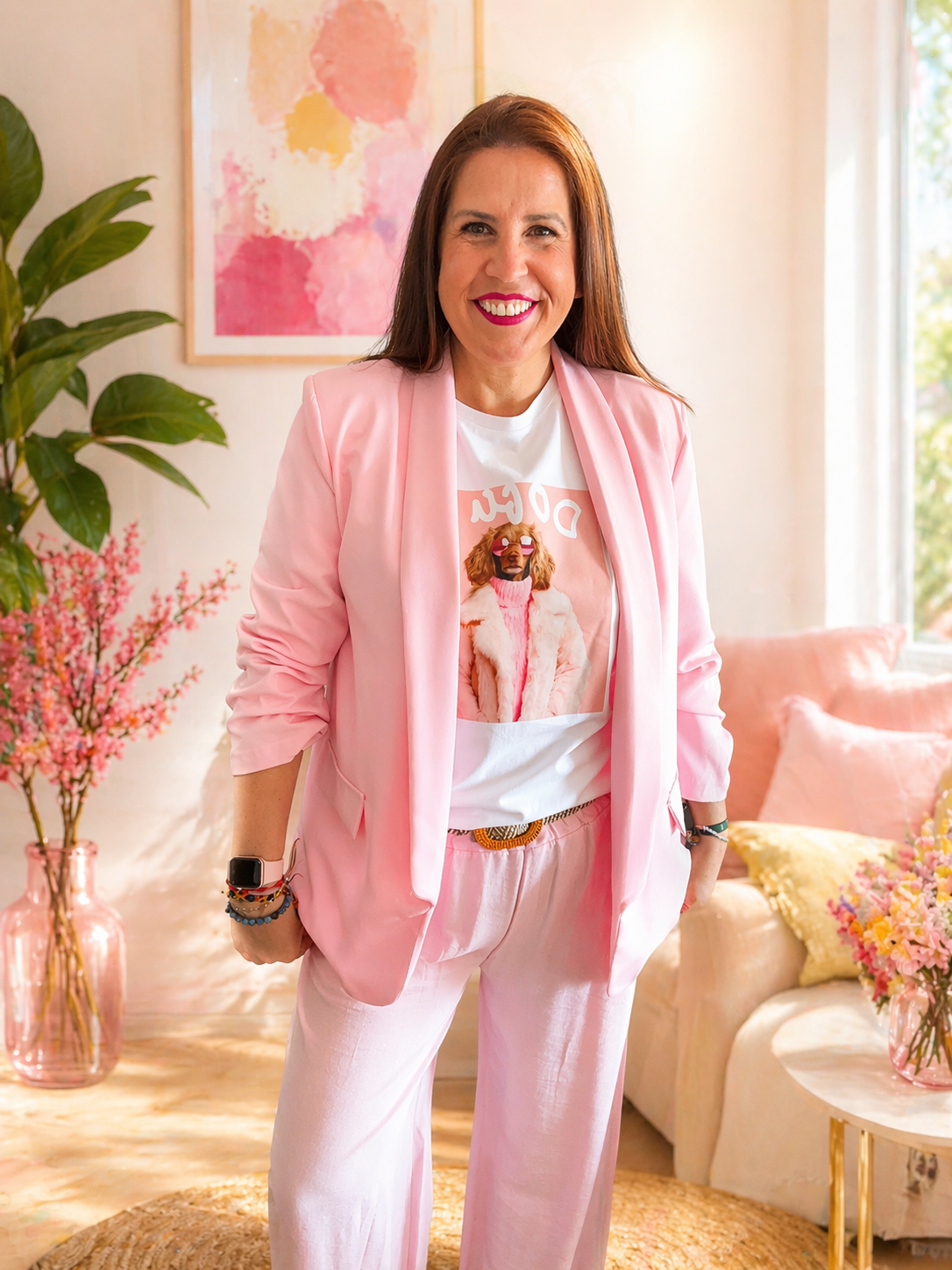 ✨ Blazer Rosa Pastel – Elegancia con un toque dulce ✨