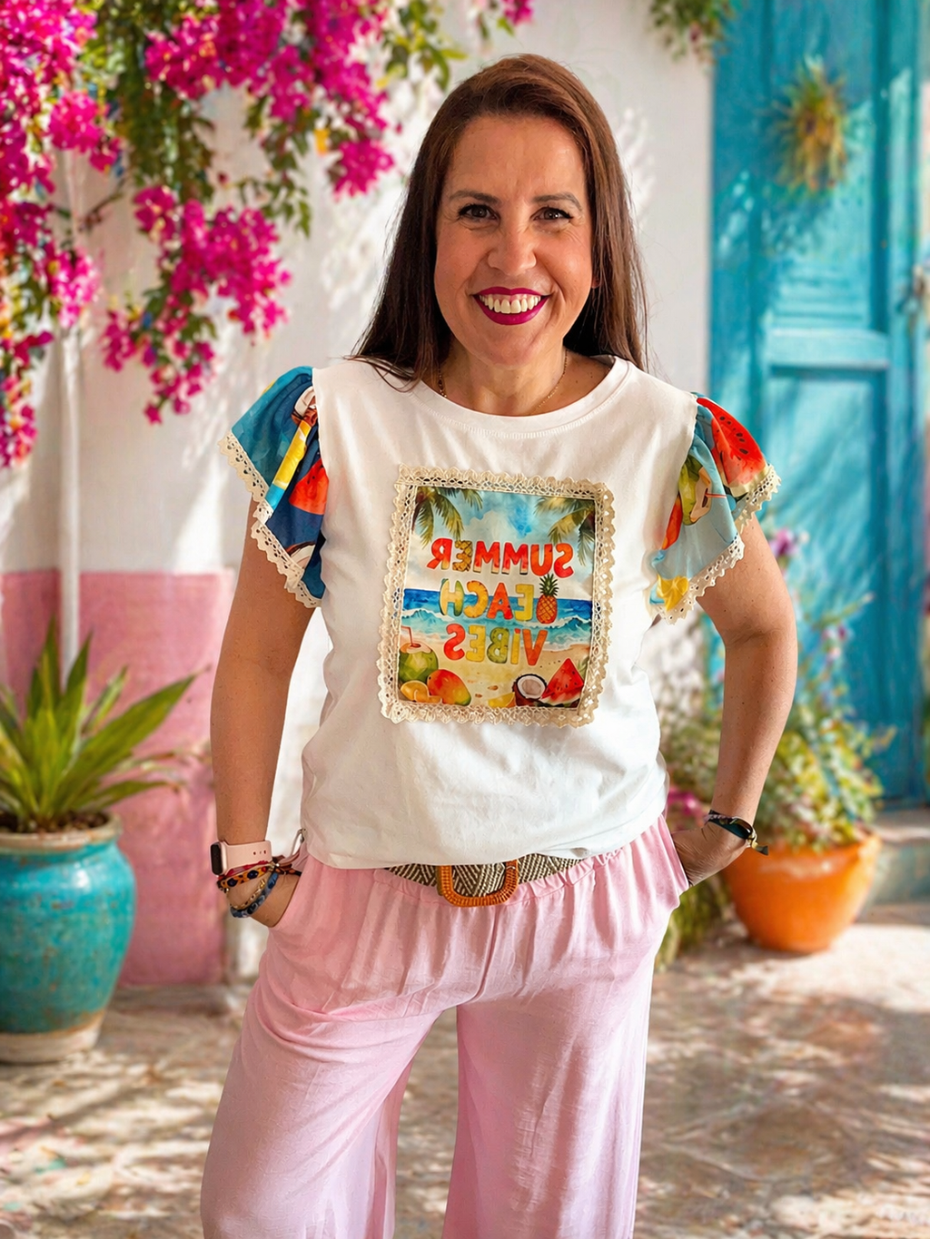 🌴✨ Camiseta Summer Beach Vibes – Color, alegría y esencia veraniega ✨🌴