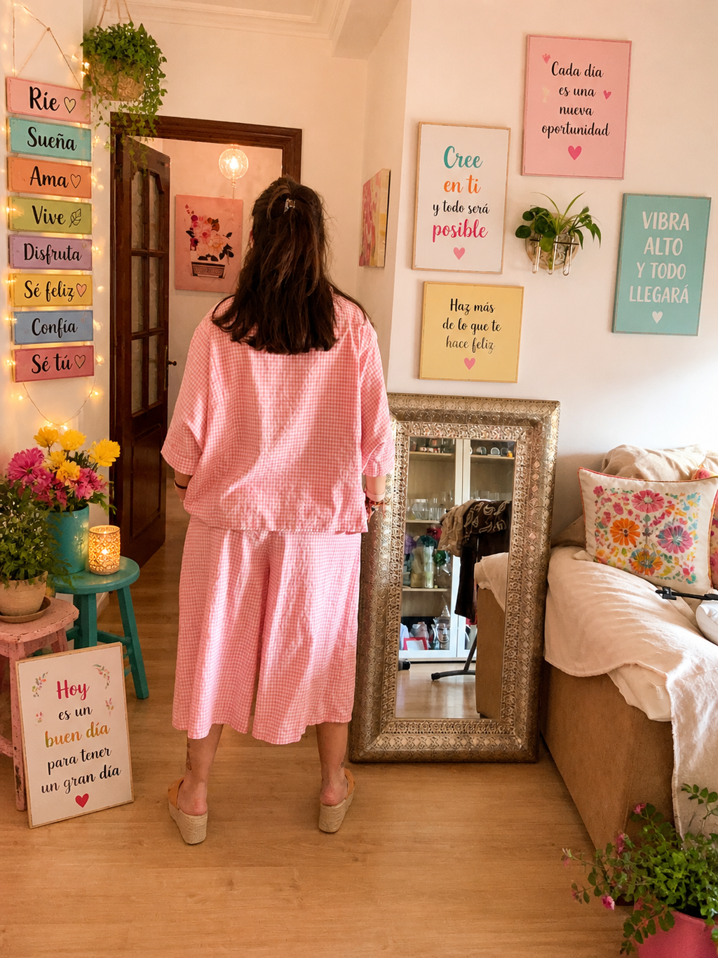 Conjunto cómodo y lleno de estilo que combina frescura y actitud desenfadada 💕✨