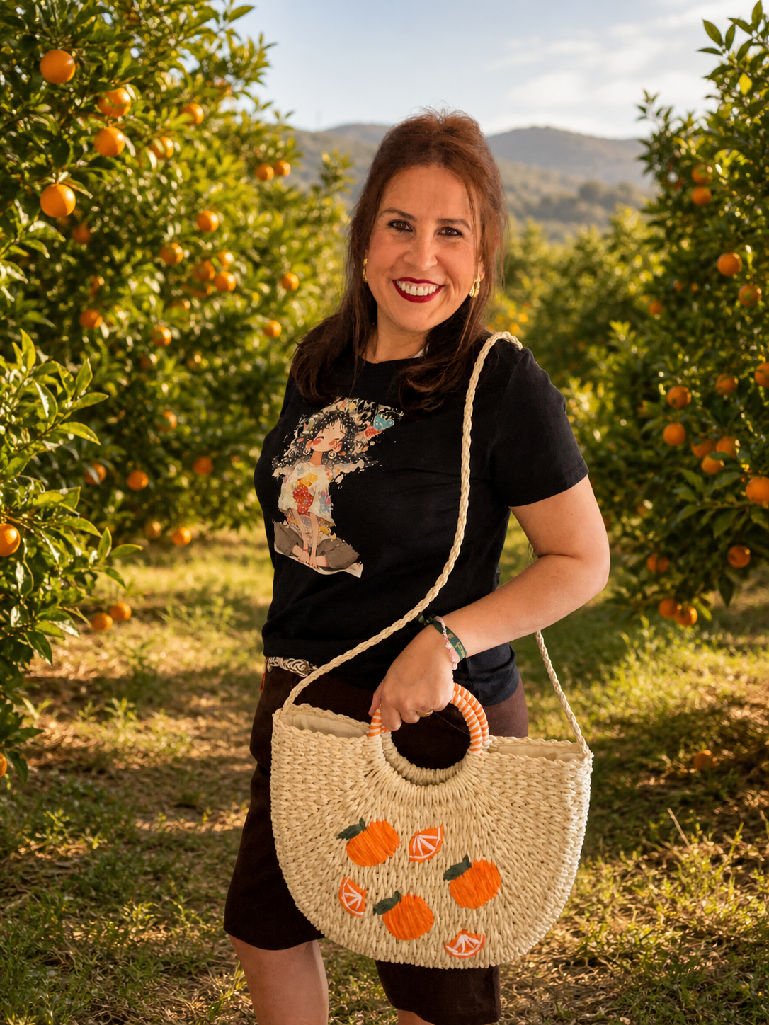 👜🍊 Bolso Artesanal “Orange Summer” 🌞✨