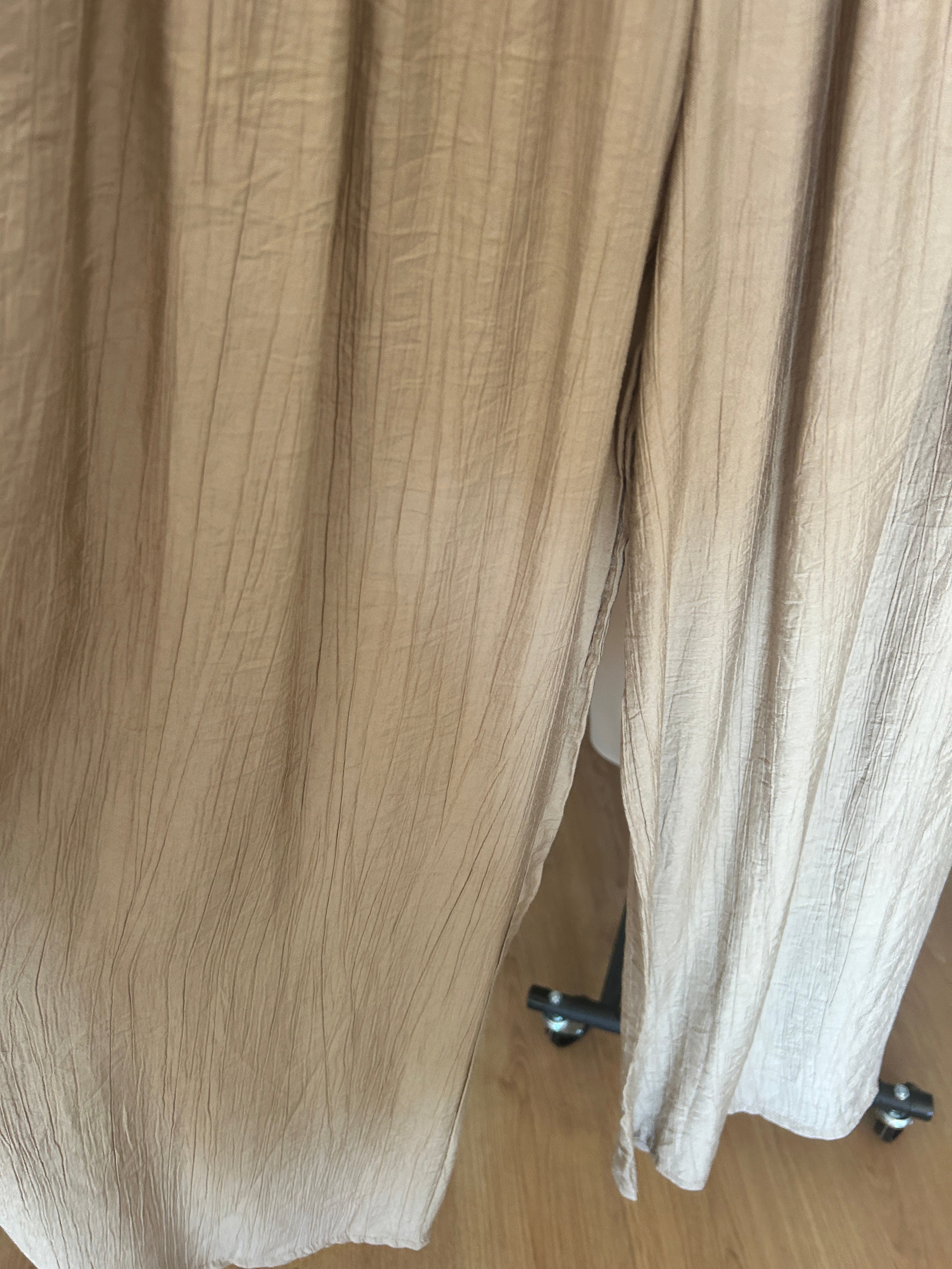 🤎✨ Pantalón Palazzo Camel con Cinturón Boho ✨🤎