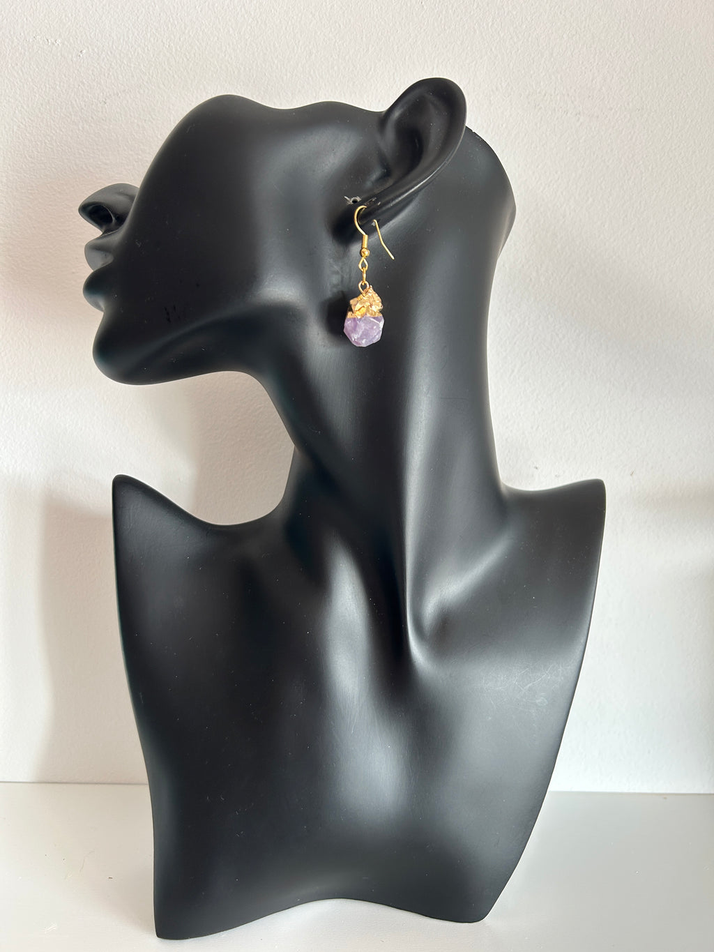 💜 Pendiente colgante de amatista natural en bruto 💜