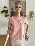 🌸 Camiseta Floral Rosa – Estilo Fresco y Delicado 🌸
