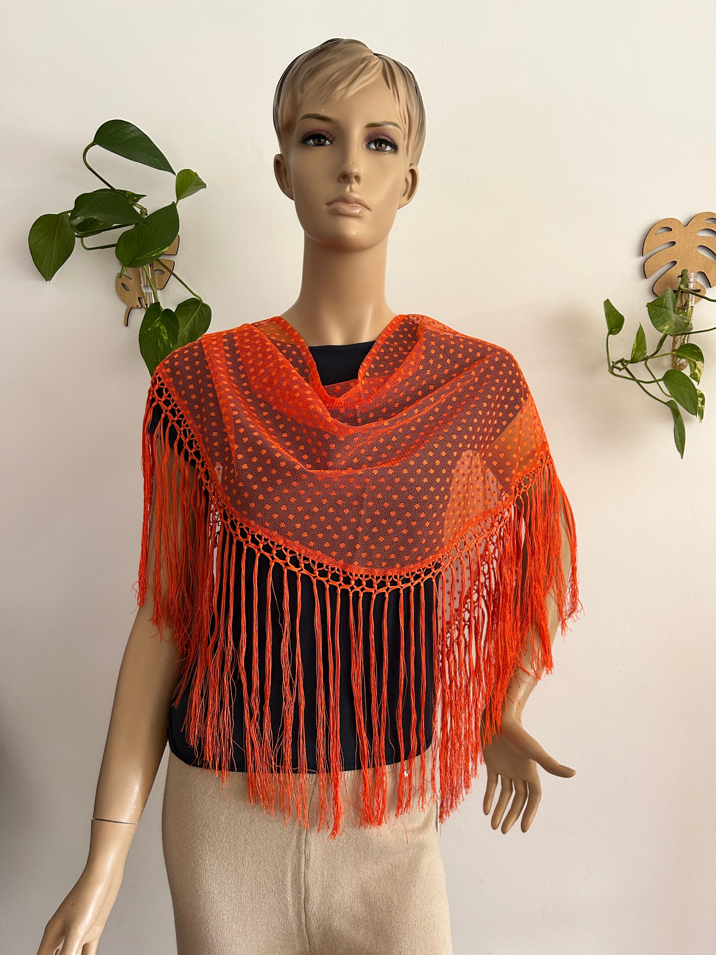 Mantón de Flamenca Bordado