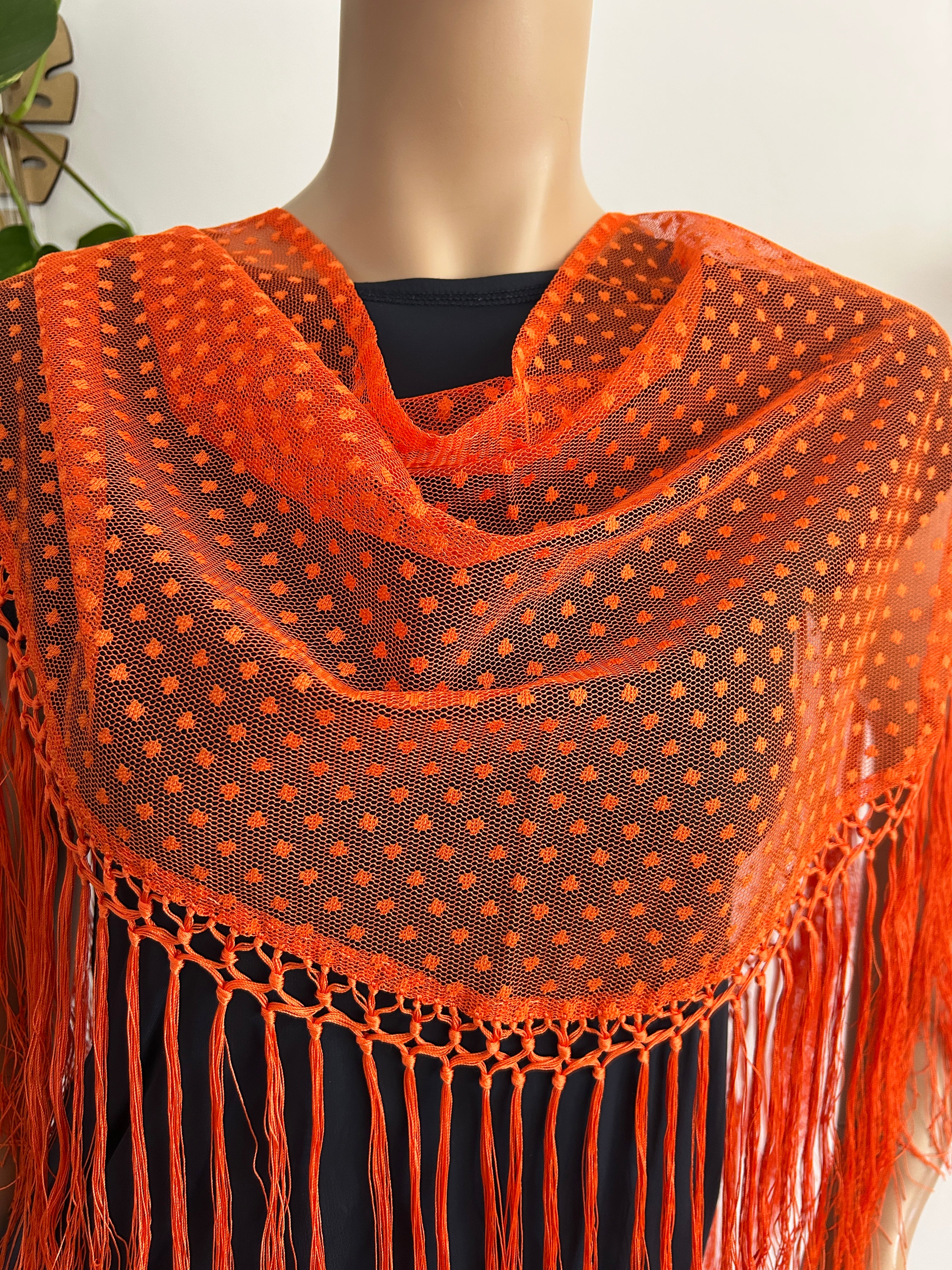 Mantón de Flamenca Bordado