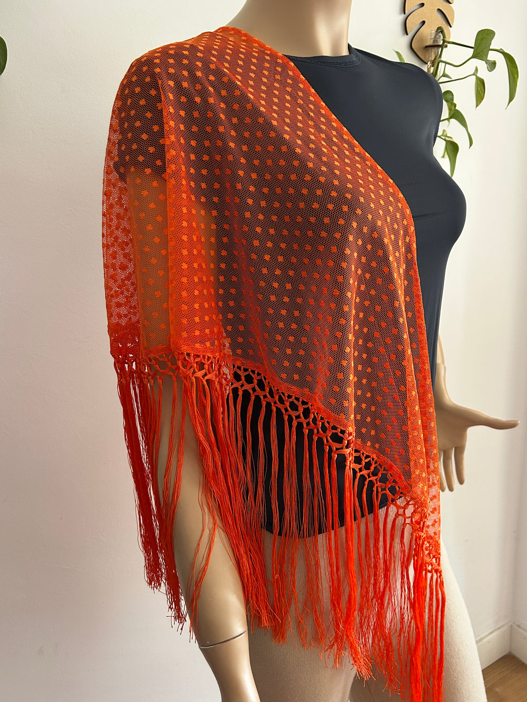 Mantón de Flamenca Bordado