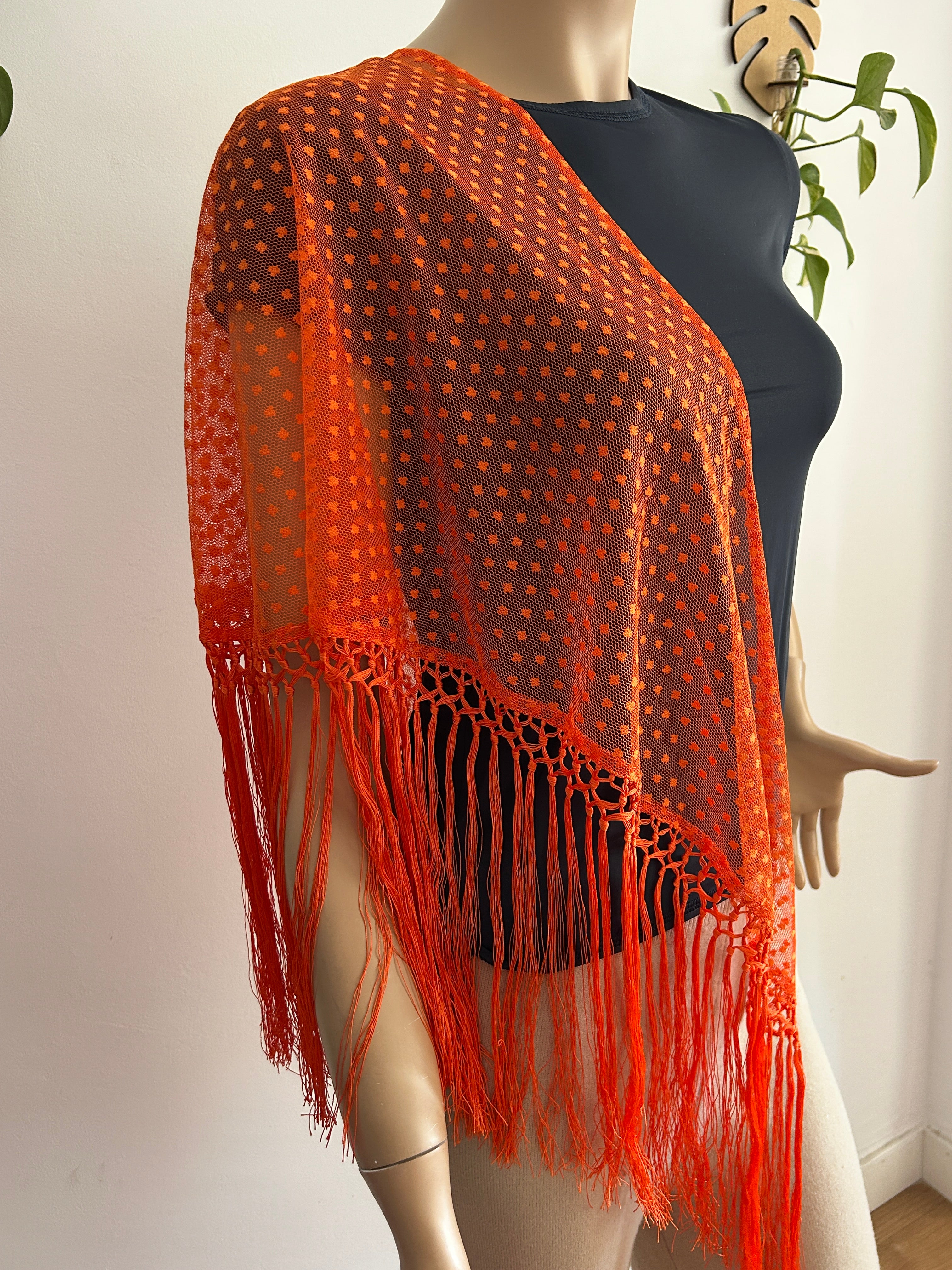 Mantón de Flamenca Bordado