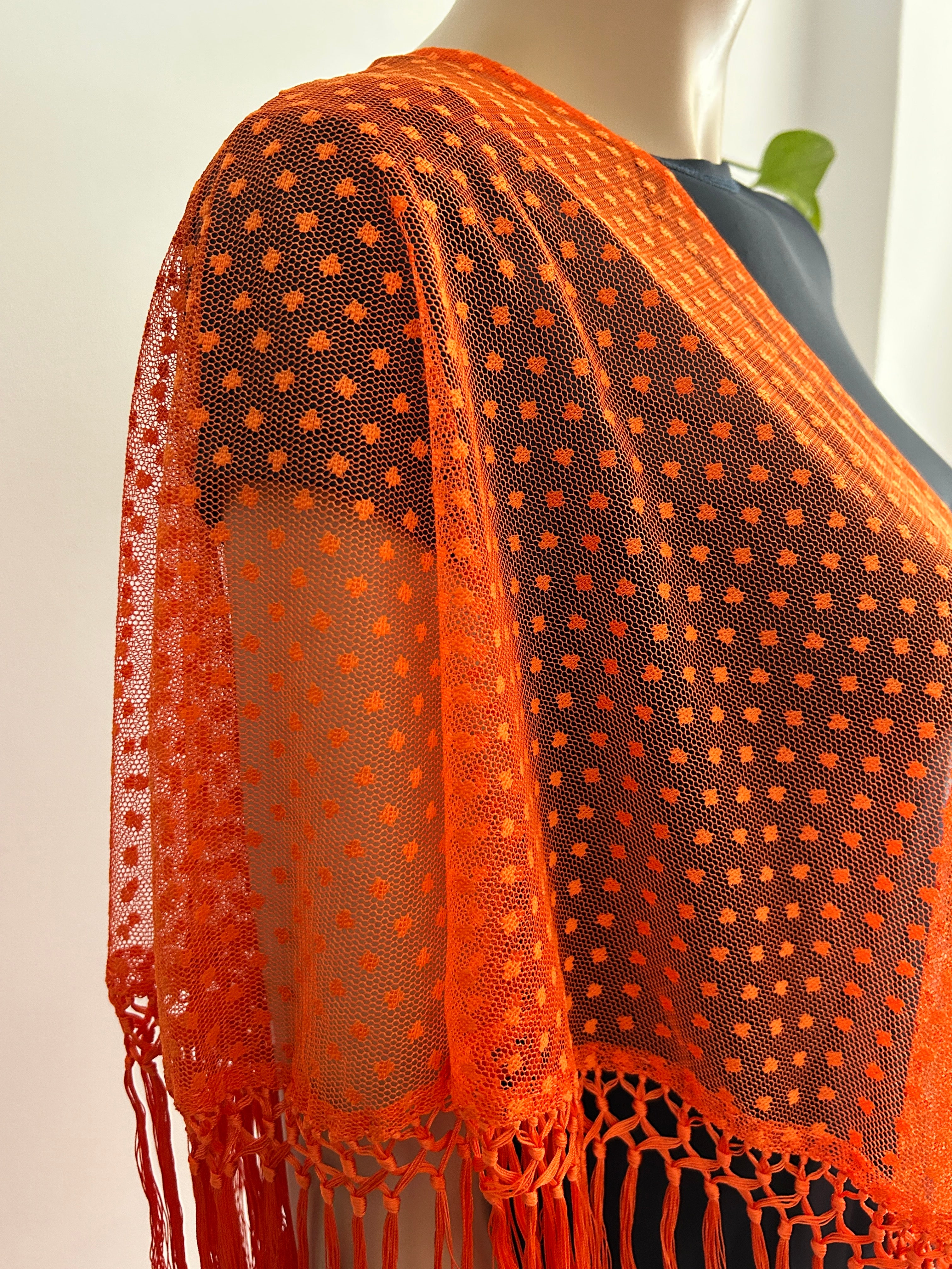 Mantón de Flamenca Bordado