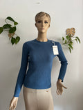 Jersey Básico de Canalé Azul