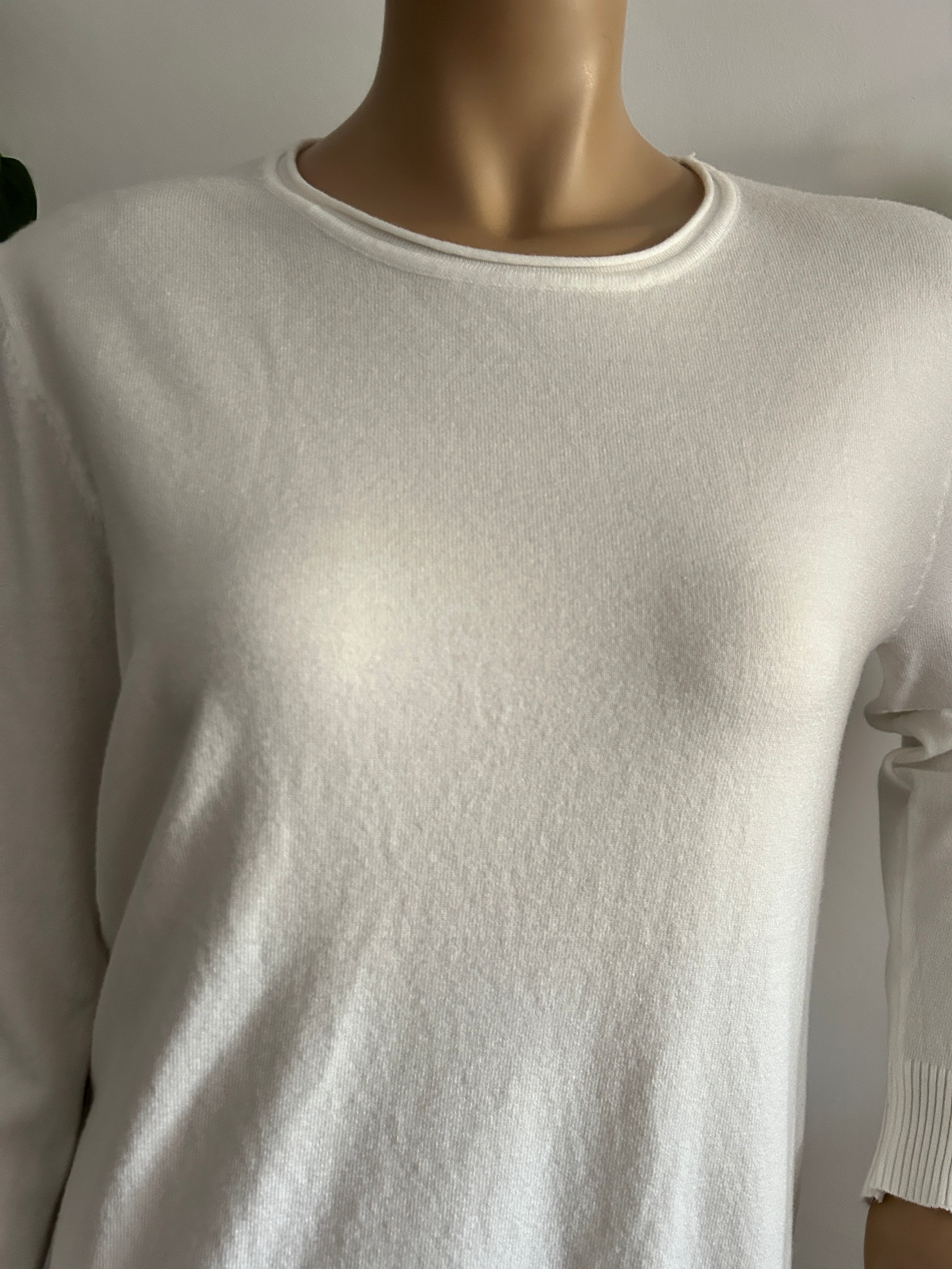 Jersey Básico Ligero en Blanco