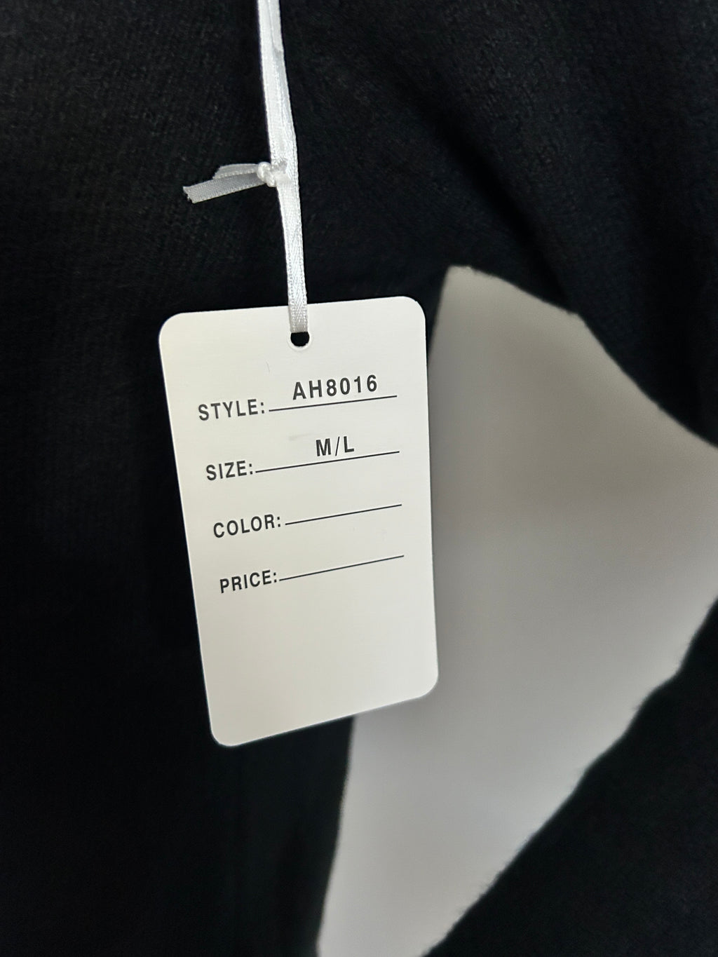 ¡REBAJAS! Jersey de Cuello Alto en Negro