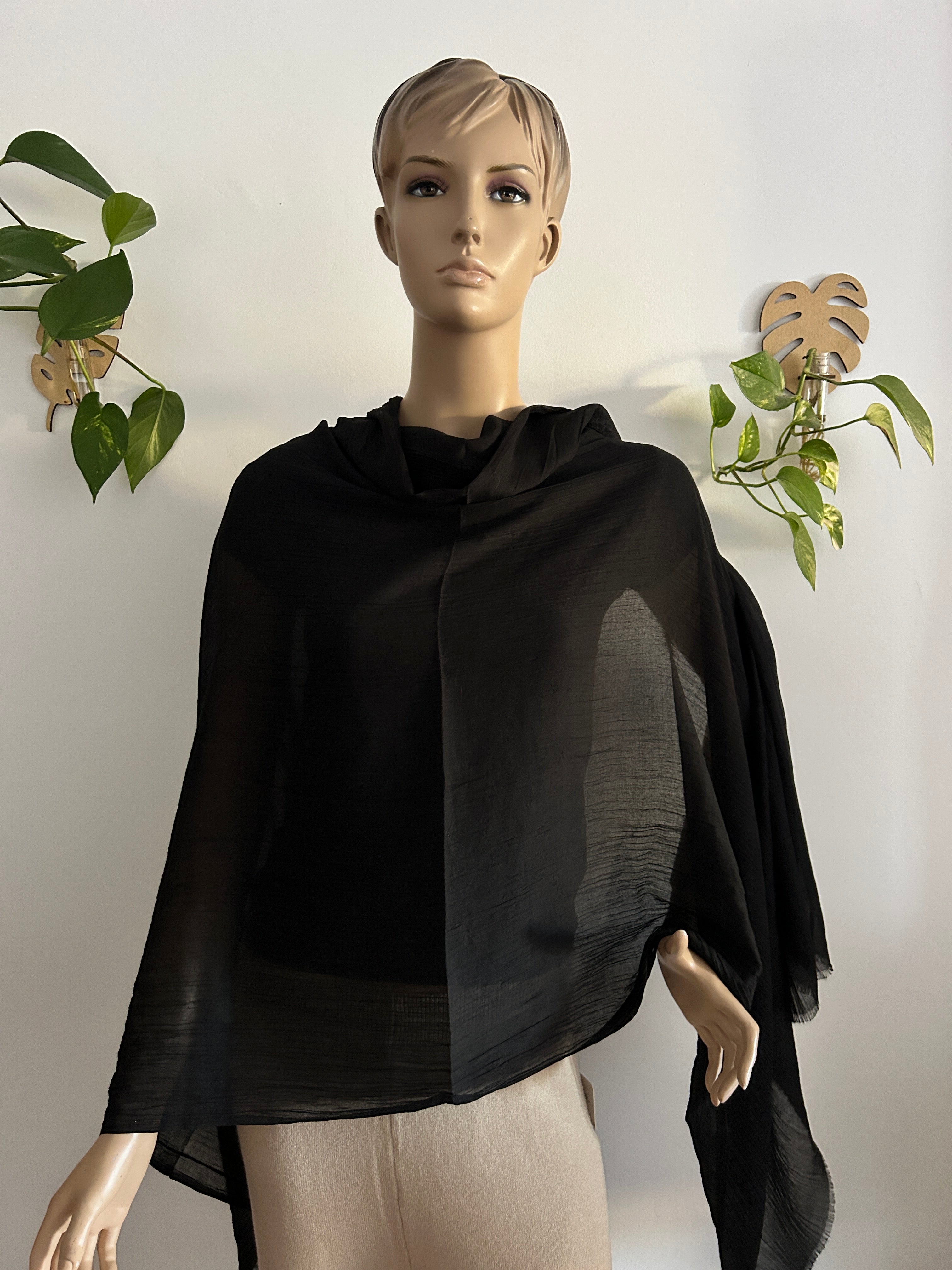 ¡REBAJAS! Pañuelo Ligero en Negro