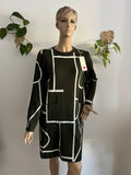 ¡REBAJAS! Vestido de Punto Estampado Geométrico