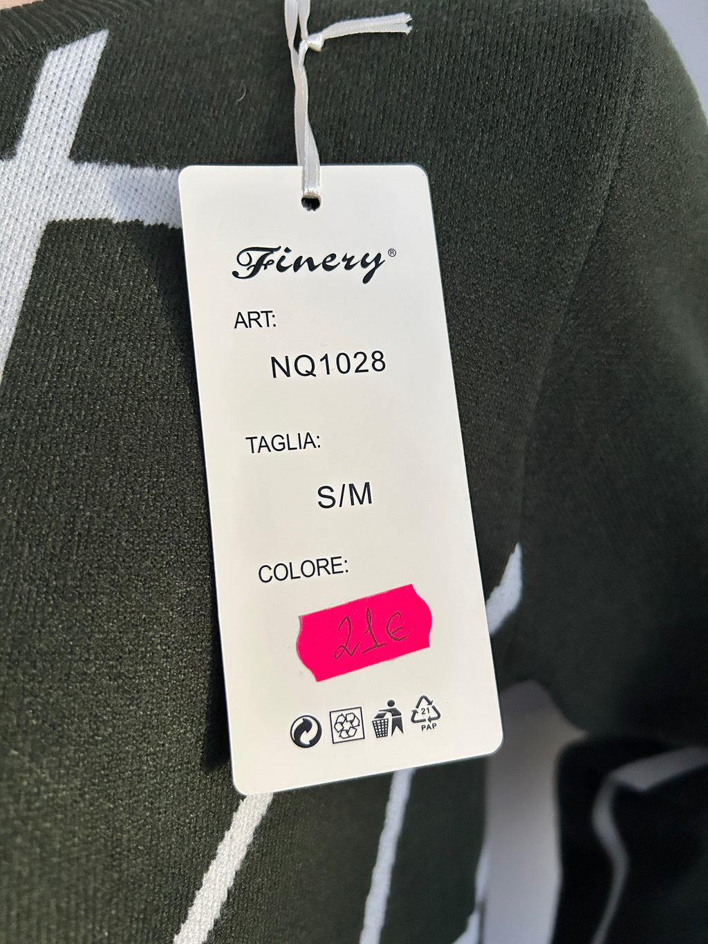 ¡REBAJAS! Vestido de Punto Estampado Geométrico