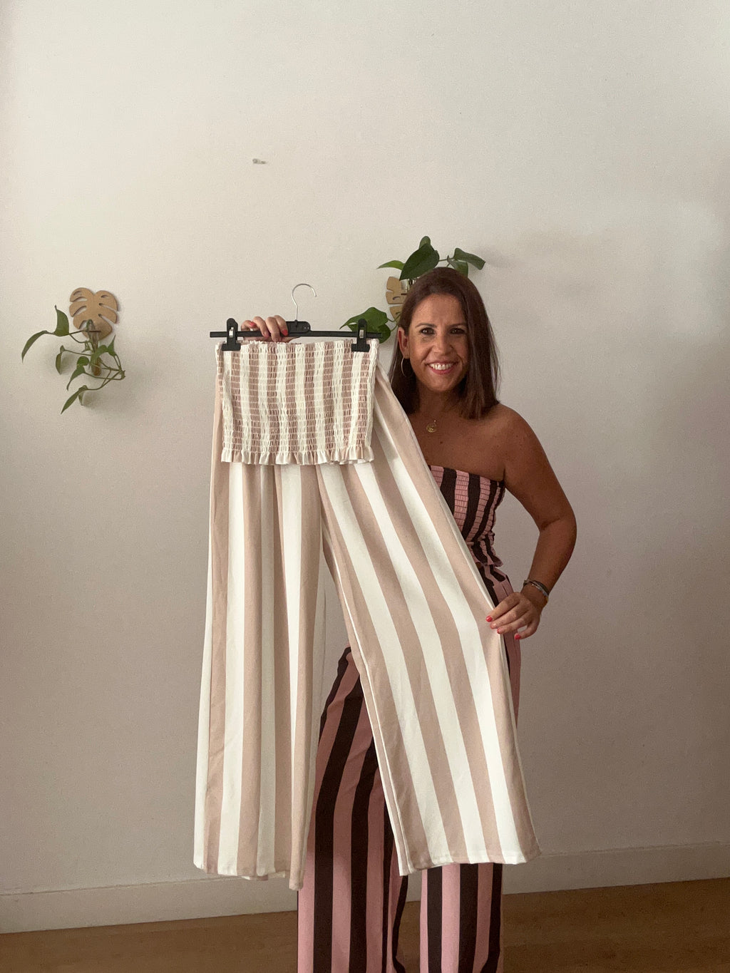 ✨ Conjunto Rayas Verano – Top + Pantalón Palazzo ✨