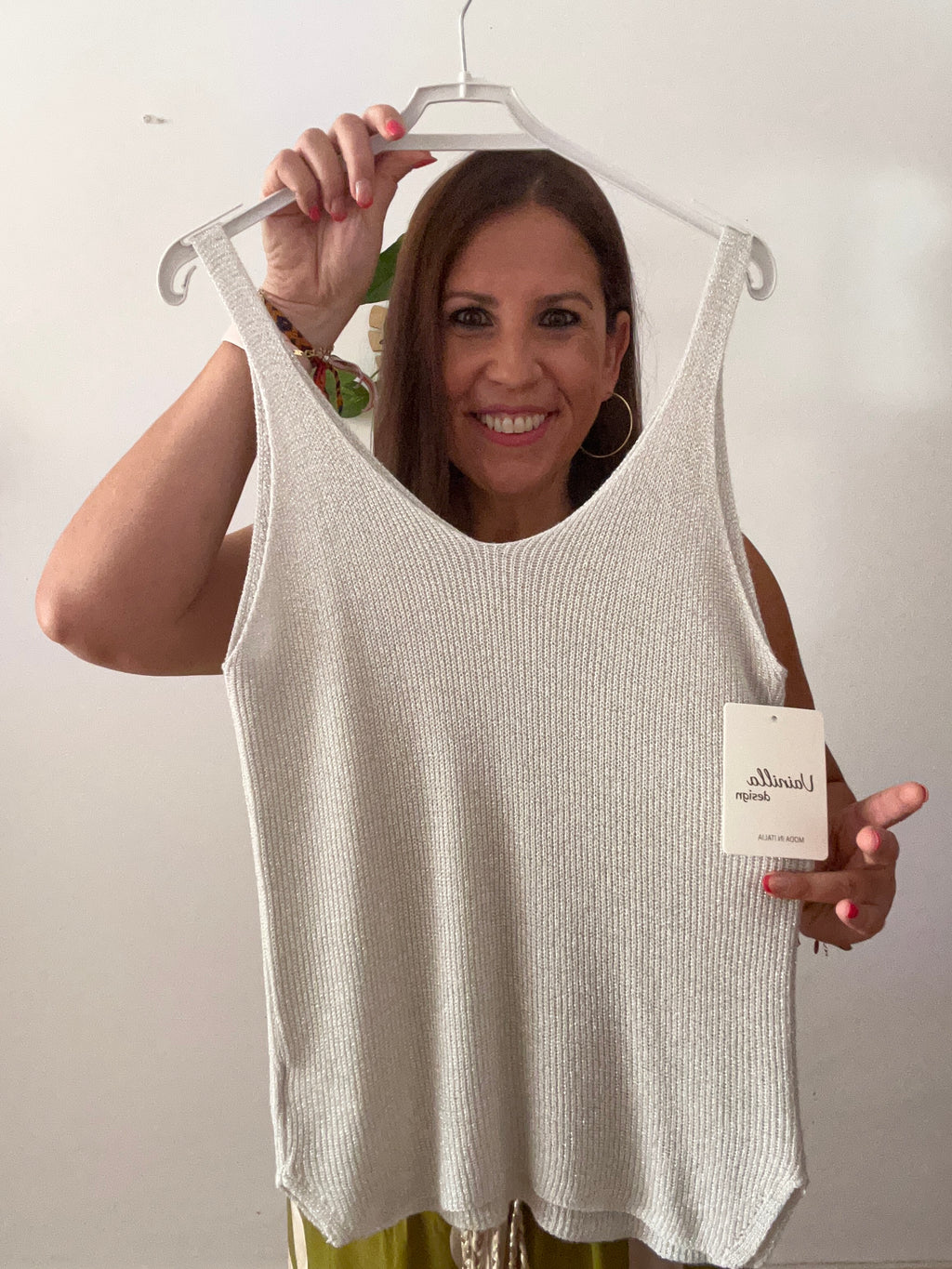 ✨ Camiseta de Punto Lurex Brillo Suave ✨