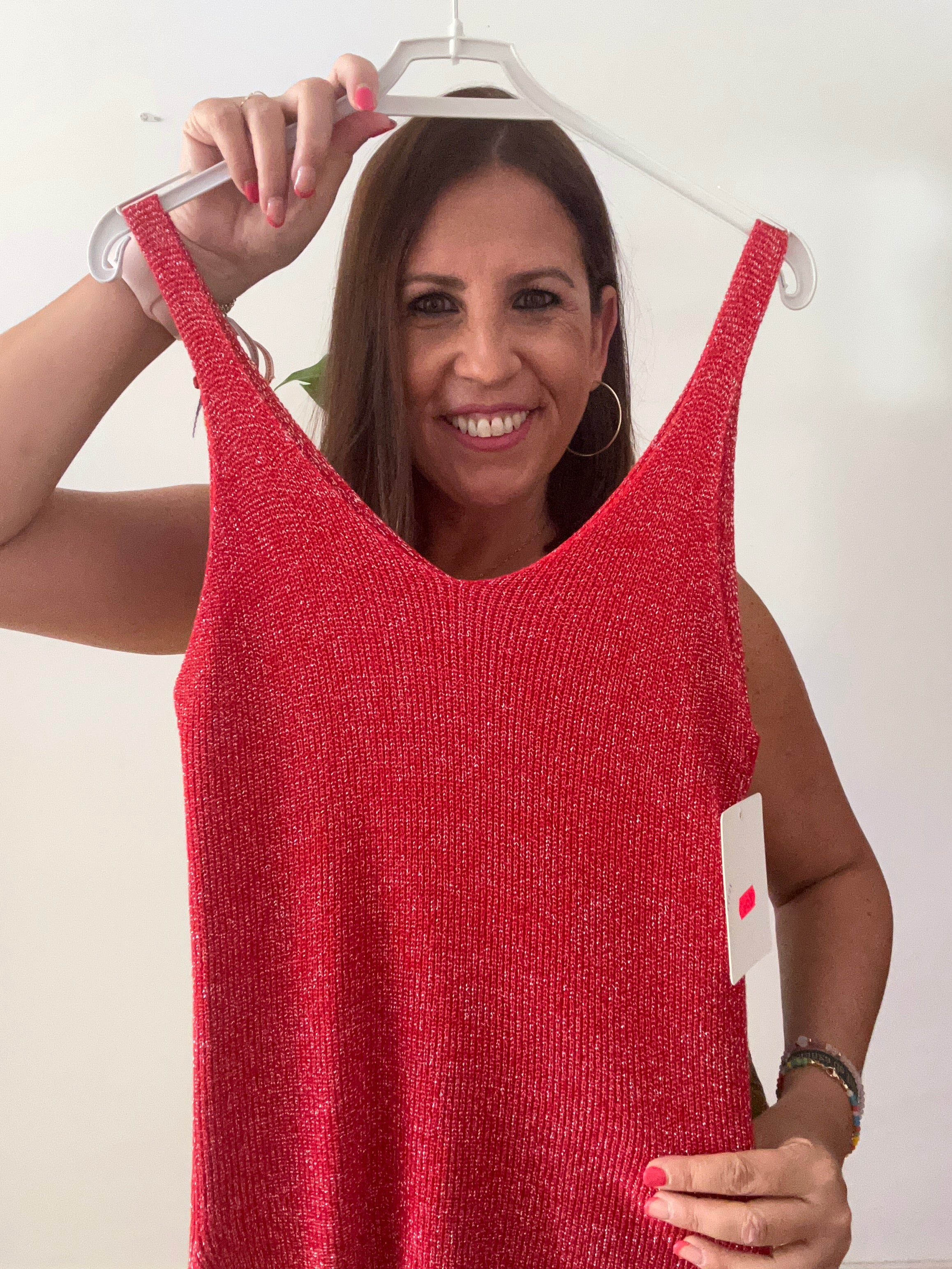✨ Camiseta de Punto Lurex Brillo Suave ✨