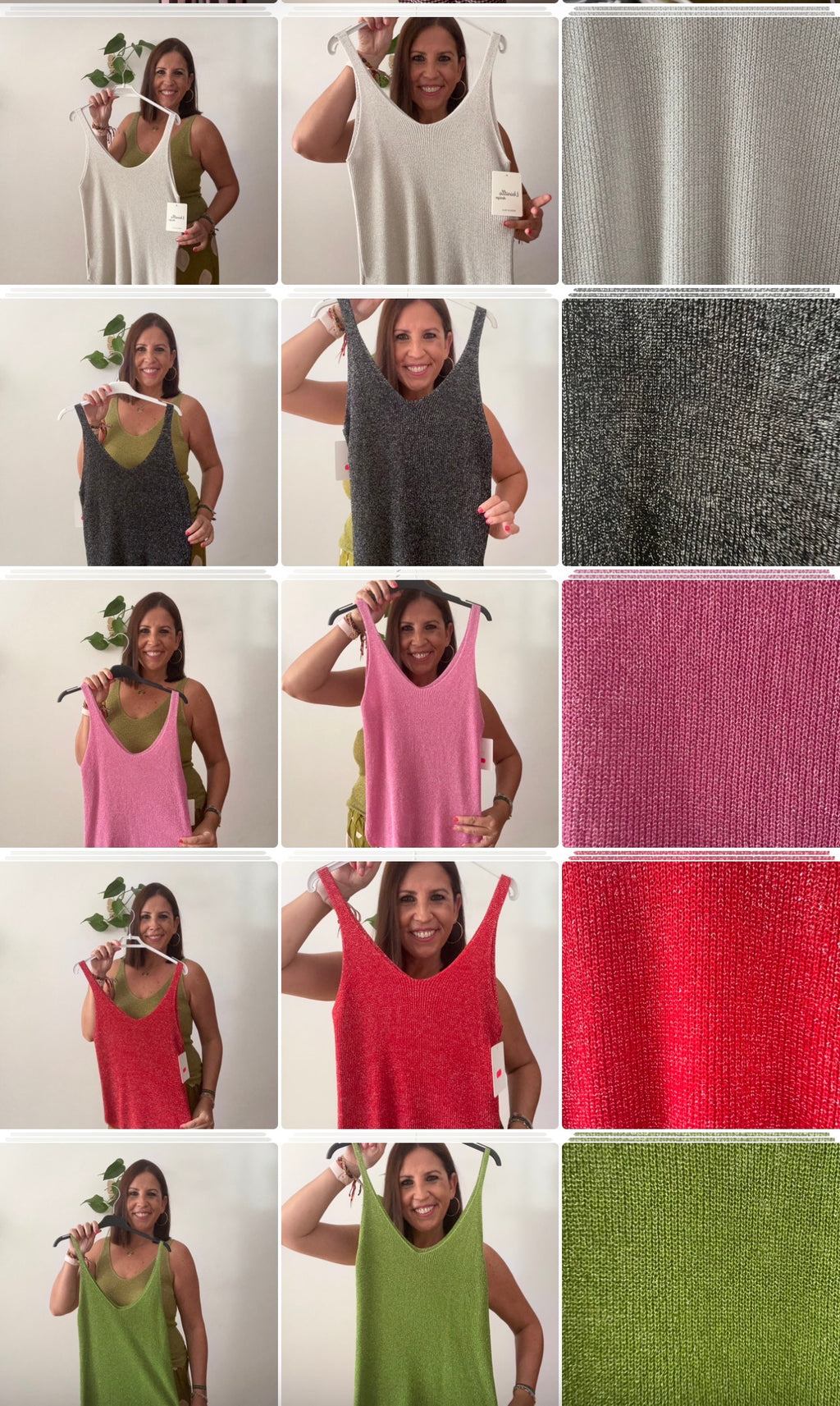 ✨ Camiseta de Punto Lurex Brillo Suave ✨