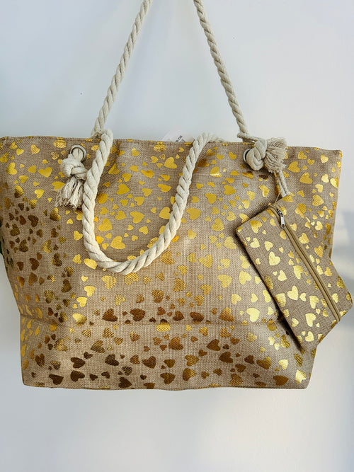 Bolso Verano Dorado + Neceser