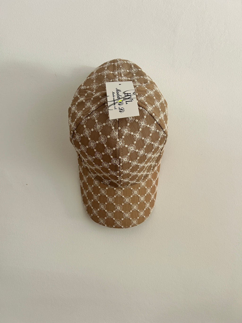 Gorra Floral Natural
