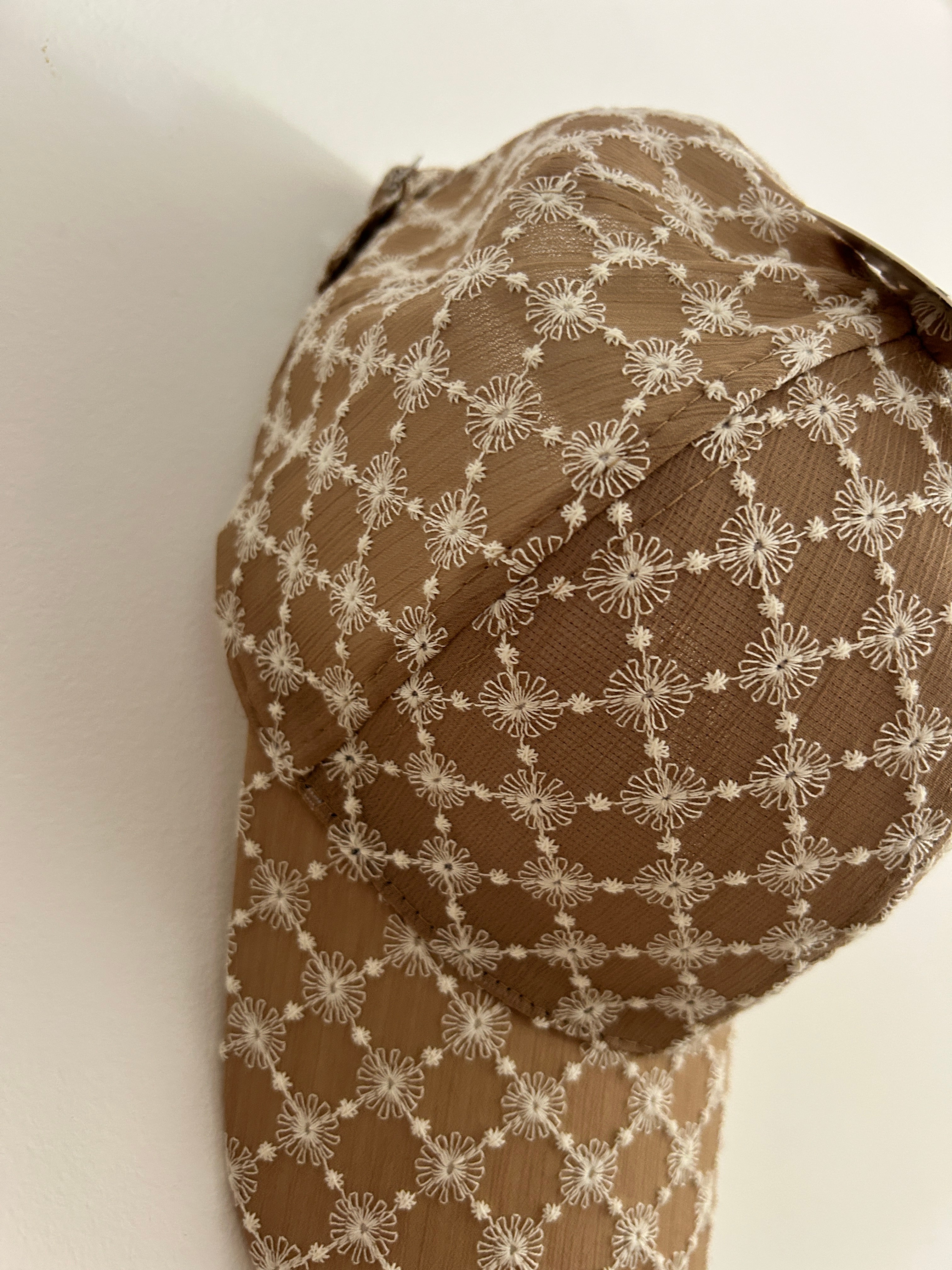 Gorra Floral Natural