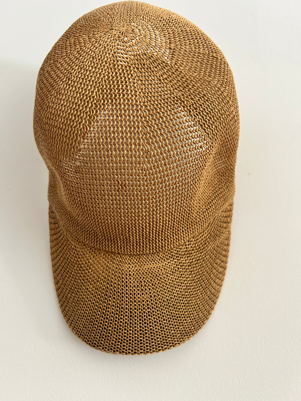 Gorra Natural Camel Trenzada