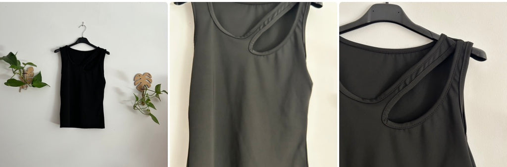 Camiseta Asimétrica Premium – Color Oscuro ✨