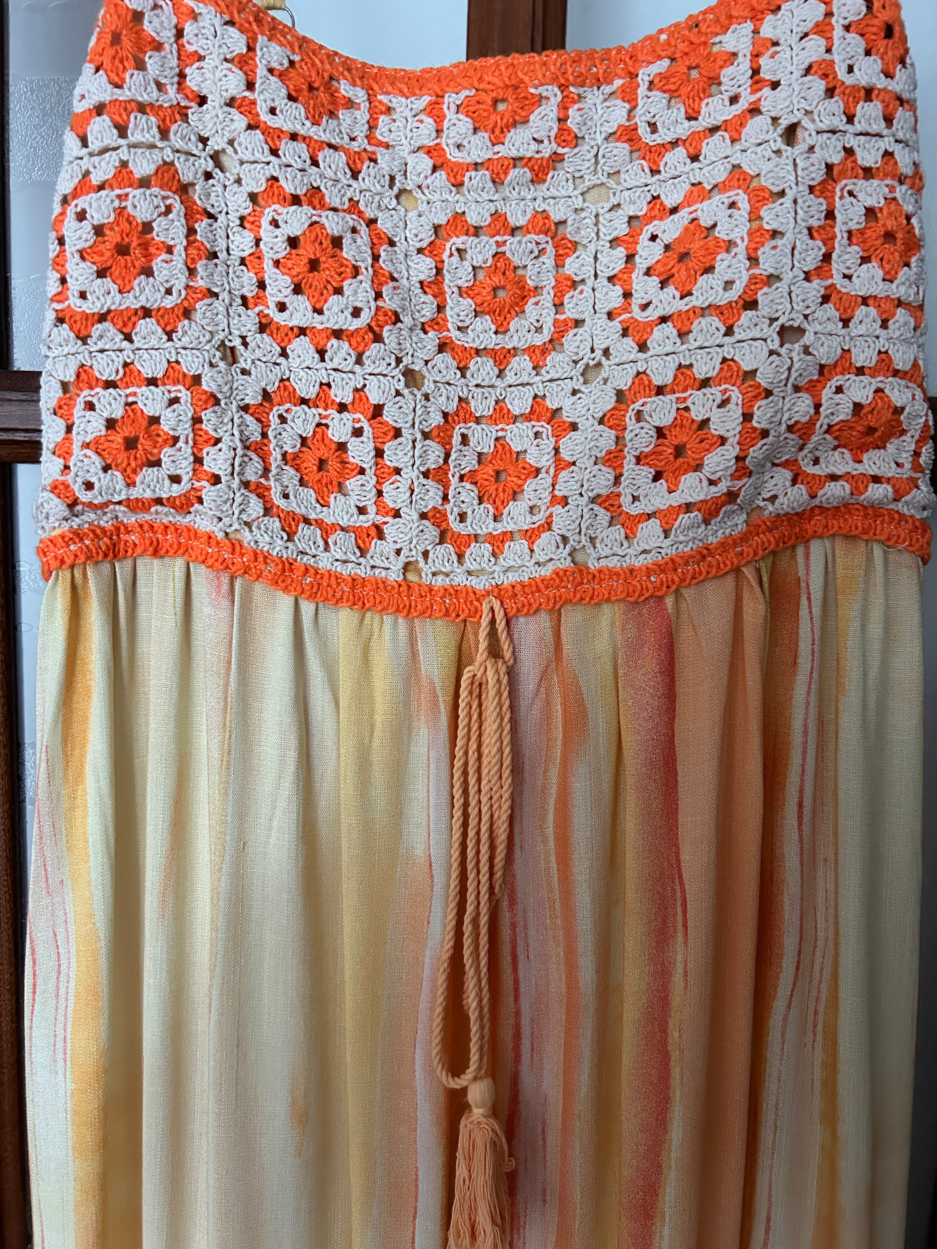 🧡✨ Vestido Boho Crochet Sunset ✨🧡