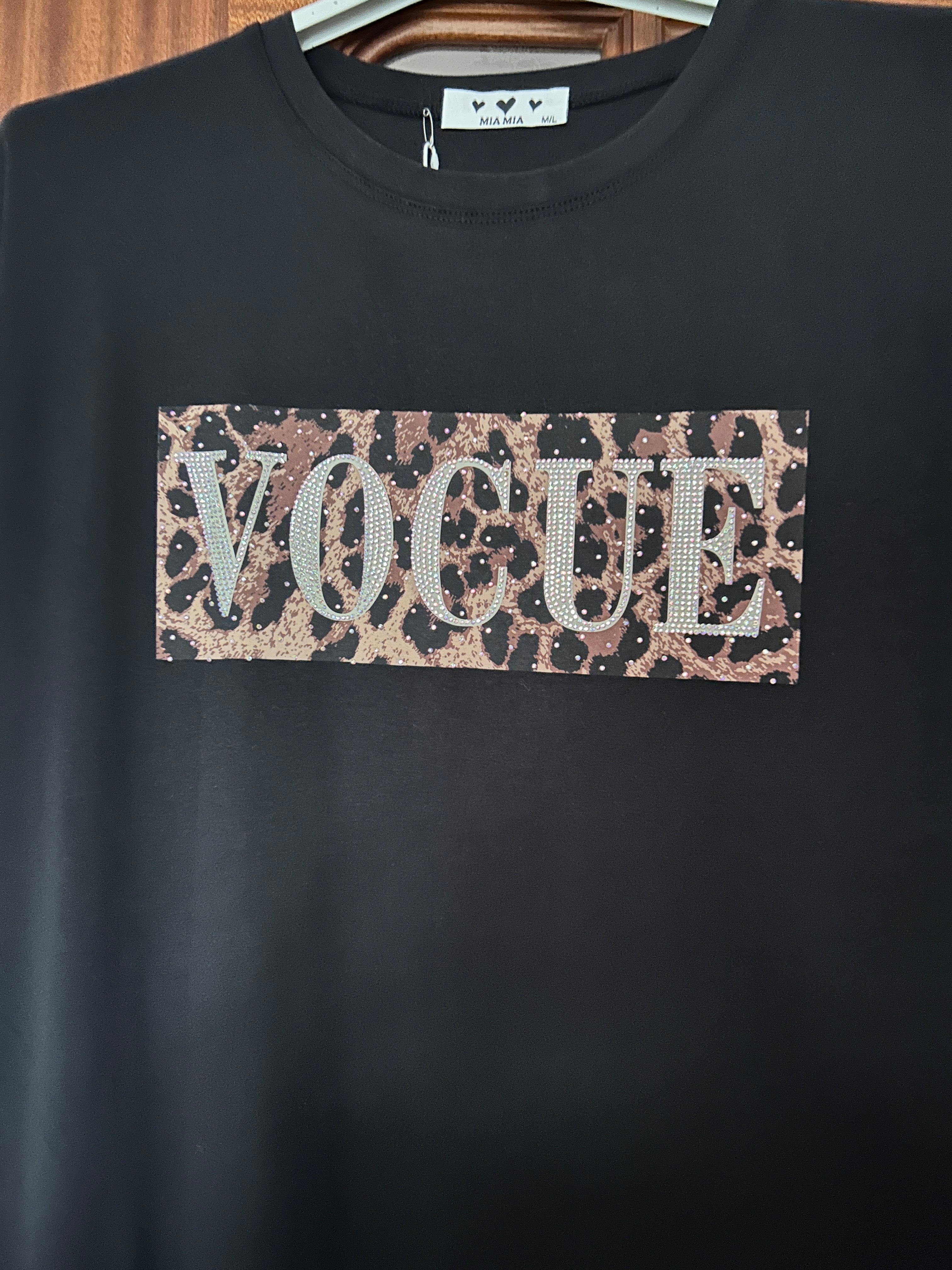 🖤✨ Vestido Camiseta Vogue Black ✨🖤