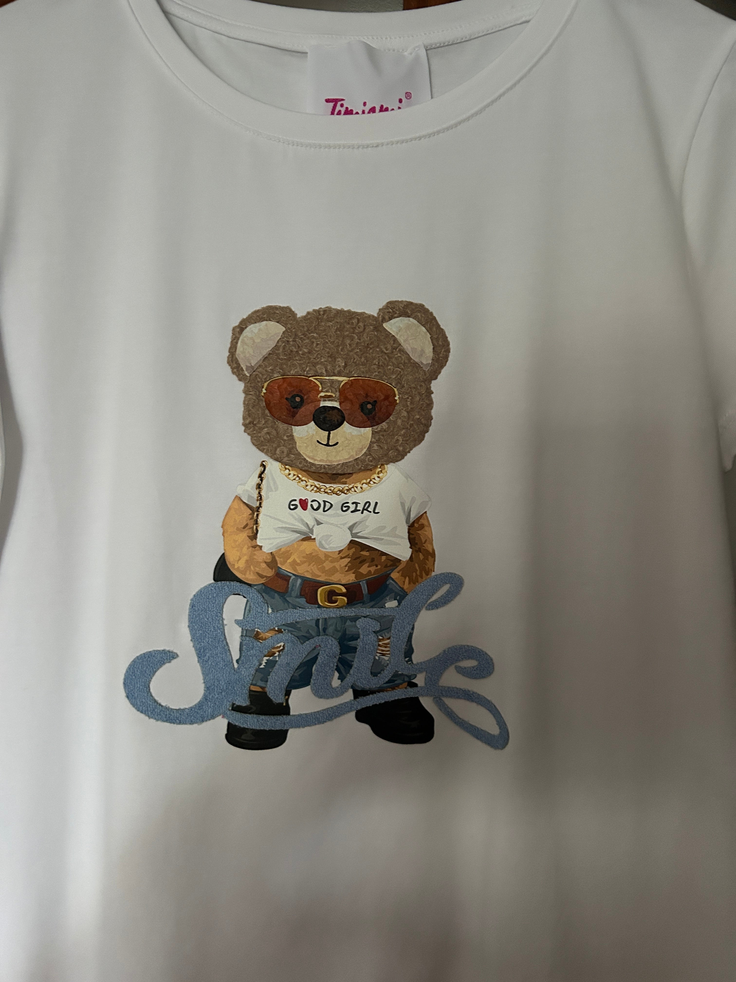 🤍🧸 Camiseta Teddy Smile 🧸🤍