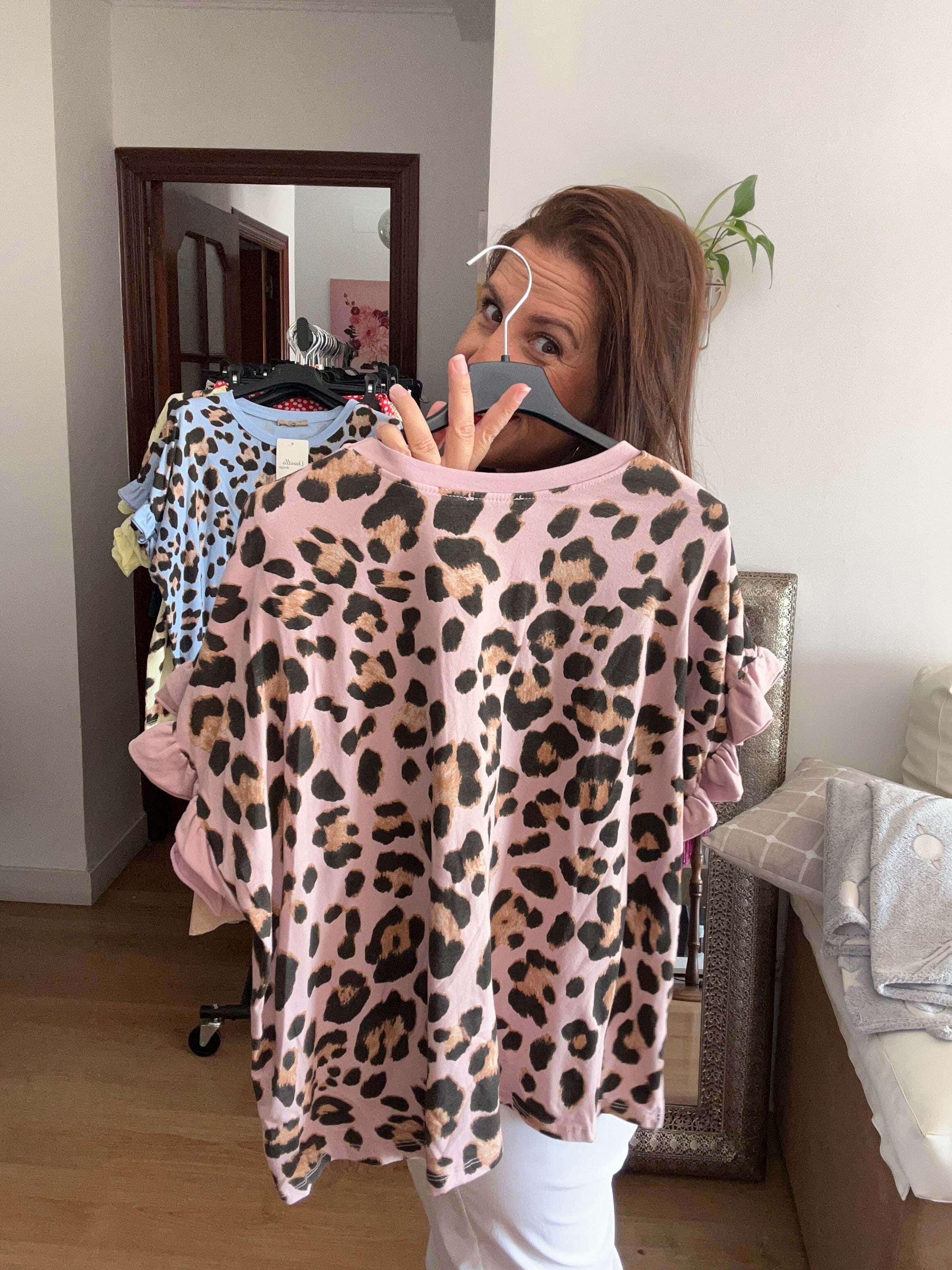 💖 Blusa animal print rosa súper tendencia 💖