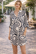 ✨ Vestido camisero estampado – Elegancia moderna y versátil ✨